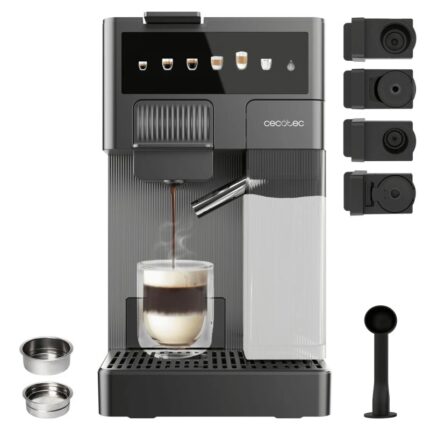 Cecotec FreeStyle Latte 4 en 1 – Cafetera Espresso 20 Bar, 1350W